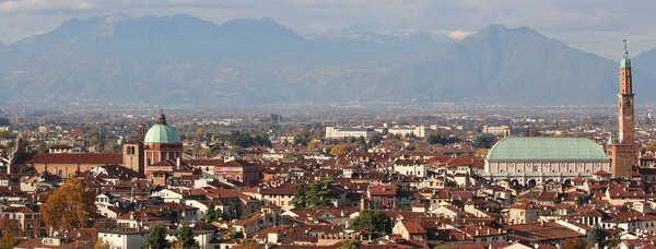 Wonderful view of VICENZA city in Northern Italy