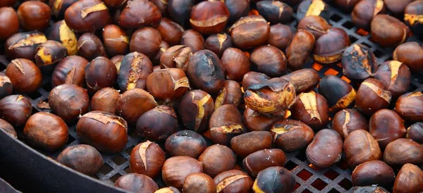 Castañas asadas — Foto de Stock