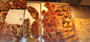 pizza ve sandwitches Satılık vitrin