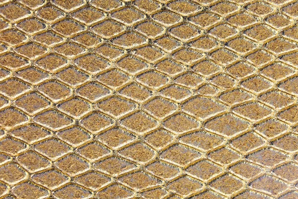 菱形 s と蛇に似たようなスケールの金色の背景 — ストック写真