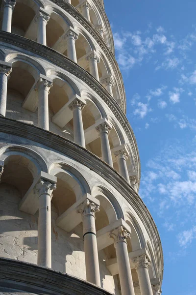 Detail věže Pisa v Toskánsku — Stock fotografie