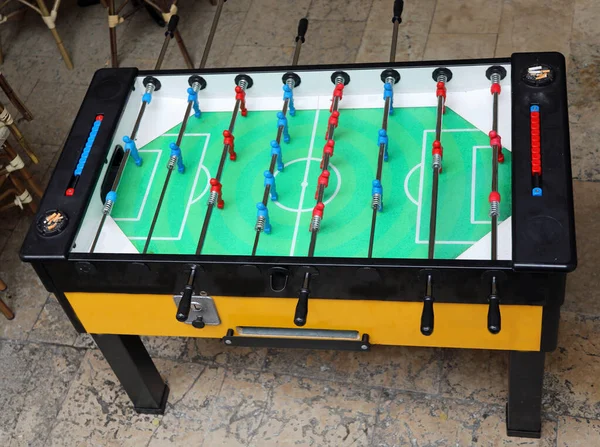 Spel calle tafel voetbal of kicker — Stockfoto