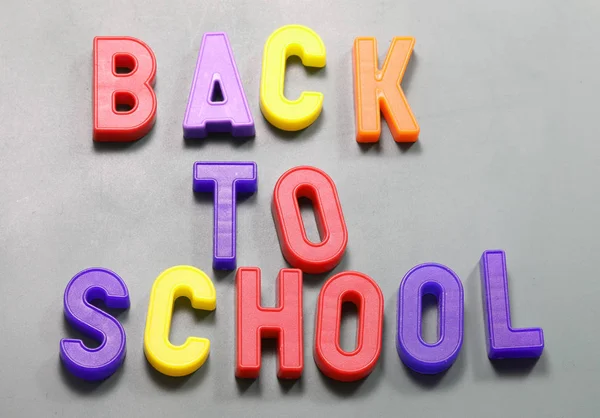 Voltar para a escola no quadro-negro — Fotografia de Stock