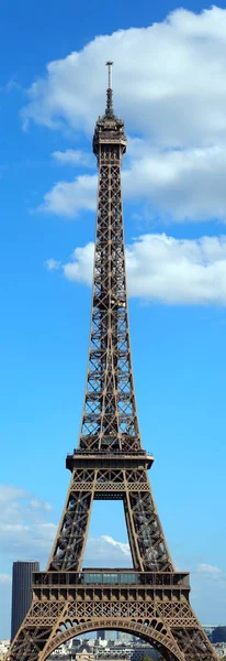 Torre Eiffel de París Francia vista desde el Trocadero — Foto de Stock