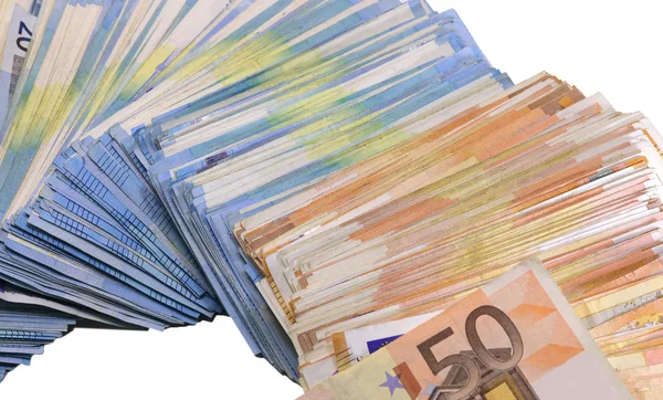 Viel europäisches Geld — Stockfoto