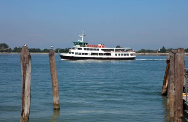 Big boats for passengers transport