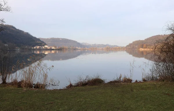 Paysage Petit Lac Appelé Lago Fimon Langue Italienne Dans Nord — Photo
