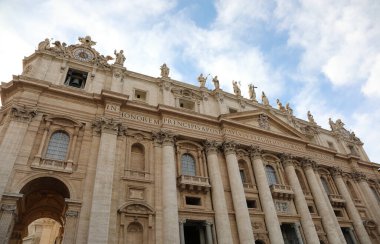 facade of St. Peter's Basilica in Vatican City