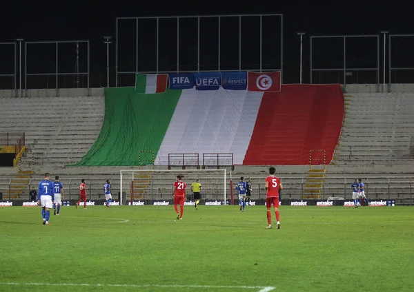 Vicenza Italy October 2018 Football Match Italy Tunisia Menti Stadium — Stock Photo, Image