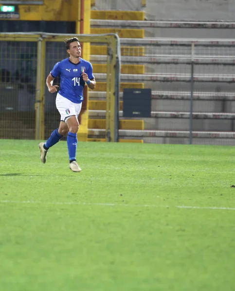 Vicenza Italië Oktober 2018 Voetbalwedstrijd Italië Tunesië Under21 Menti Stadium — Stockfoto
