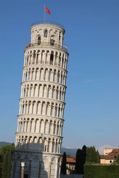 Großer Weißer Turm Bei Pisa Der Toskana Mittelitalien — Stockfoto