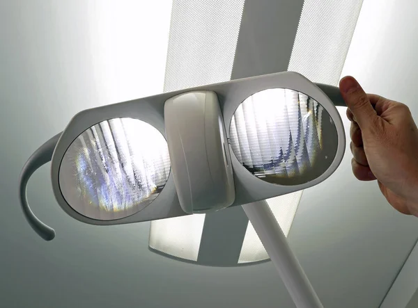 Lamp Powerful Light Dental Office — Stock Photo, Image