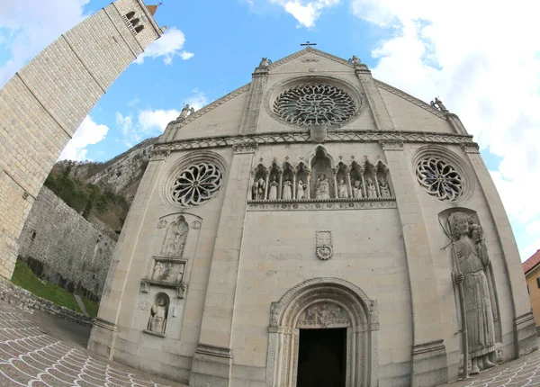 Catedral Gemona Del Friuli Norte Italia Iglesia Fue Destruida Por — Foto de Stock
