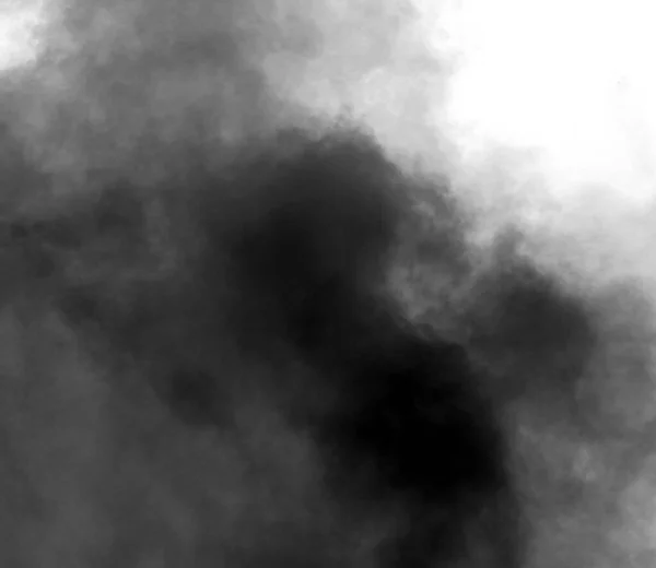 Very Black Smoke Explosion — Stock Photo, Image