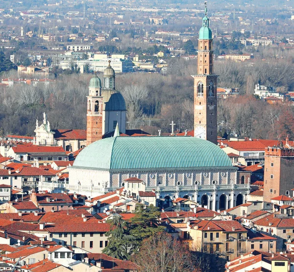 Palladian Basilica Vicenza Toen Також Відоме Місто Палладіо Внесене Списку — стокове фото