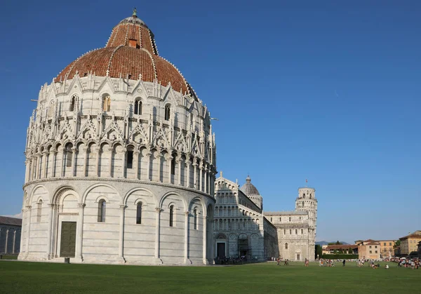 Pisa Italien August 2019 Hauptplatz Der Stadt Namens Piazza Dei — Stockfoto