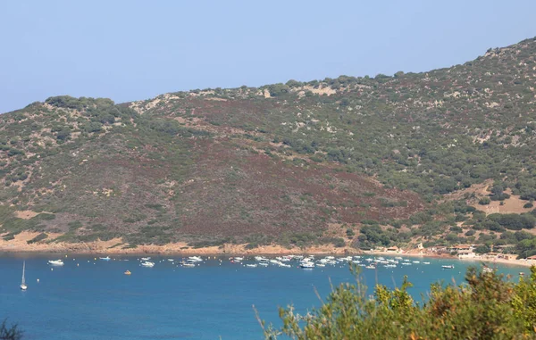 Bellissimo Panorama Marittimo Con Golfo Splendida Acqua Del Mare Colline — Foto Stock