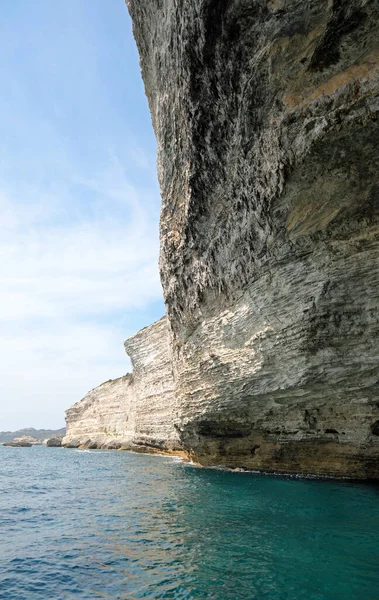 Interior Una Gran Cueva Mar Mediterráneo Isla Córcega Francia — Foto de Stock