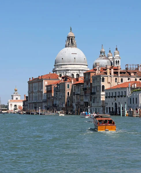 Grand Canal Venice Main Communication Route Used Vaporetti Taxis Boats — Stock Photo, Image