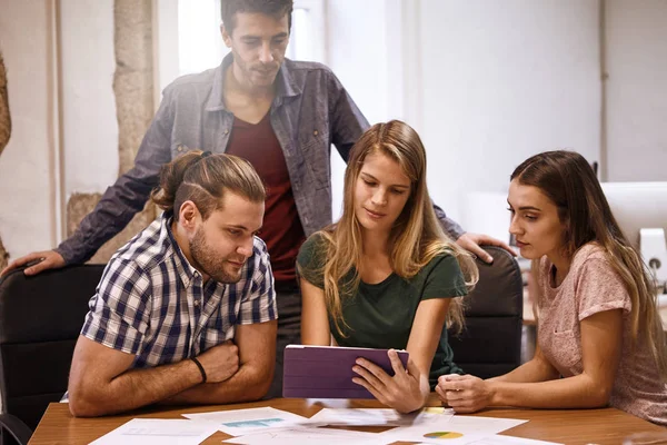 Takım profesyonel görünümlü tablet pc