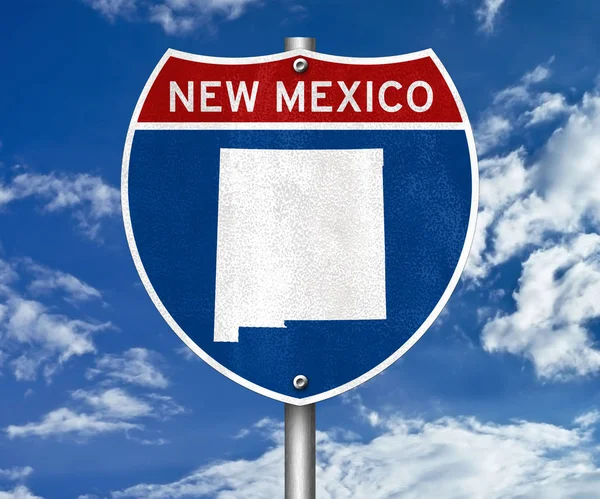 New Mexico State Map — Stock Photo, Image