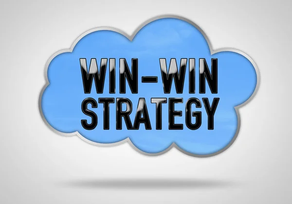 Win Win Estrategia Ilustración —  Fotos de Stock