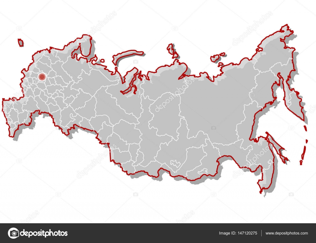 ロシア地図 ストックベクター C Tish11 ロシア地図 ストックベクター C Tish11