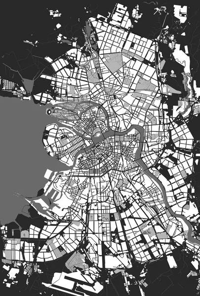 Χάρτης Αγία Πετρούπολη — Διανυσματικό Αρχείο