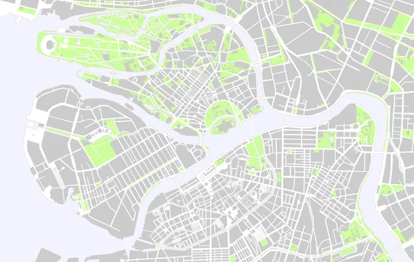 Mapy Sankt Petersburga — Zdjęcie stockowe