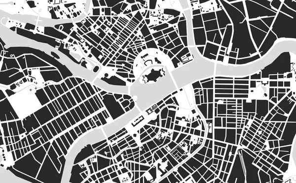 圣彼得堡地图 — 图库照片