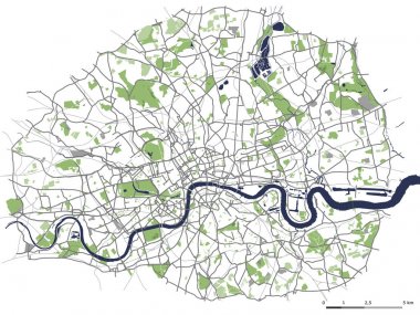 Londra haritası, Büyük Britanya