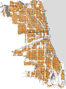 Chicago, ABD şehir haritası