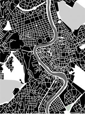 Roma, İtalya 'nın haritası