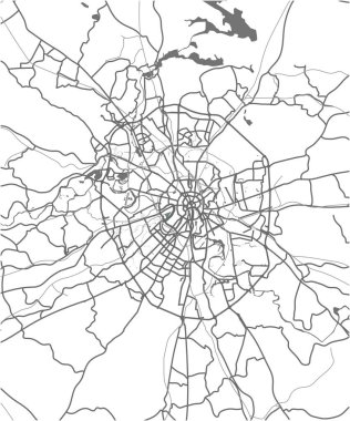 Moskova 'nın haritası, Rusya