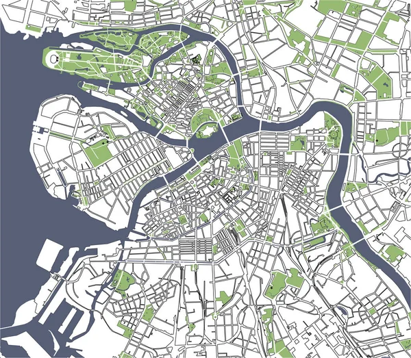 Vector map Saint Petersburg Russia pdf