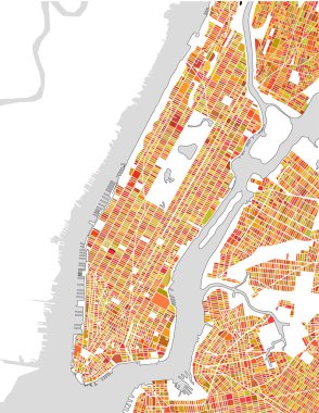 New York City, Ny, ABD Haritası