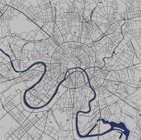 Moskova 'nın haritası, Rusya