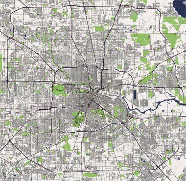 city of Houston, ABD'nin Teksas eyaleti, ABD Haritası