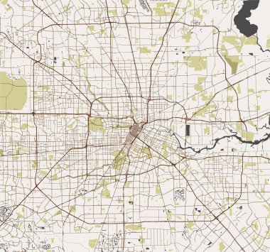 city of Houston, ABD'nin Teksas eyaleti, ABD Haritası