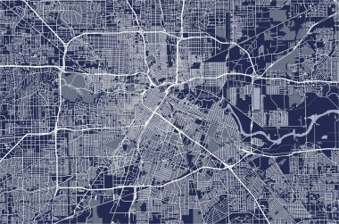 city of Houston, ABD'nin Teksas eyaleti, ABD Haritası