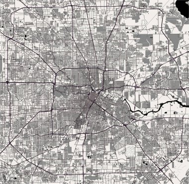 city of Houston, ABD'nin Teksas eyaleti, ABD Haritası