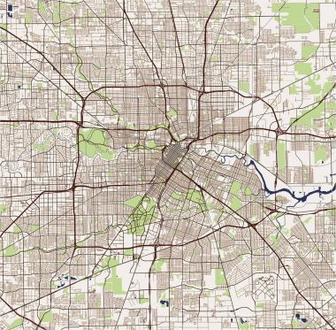 city of Houston, ABD'nin Teksas eyaleti, ABD Haritası