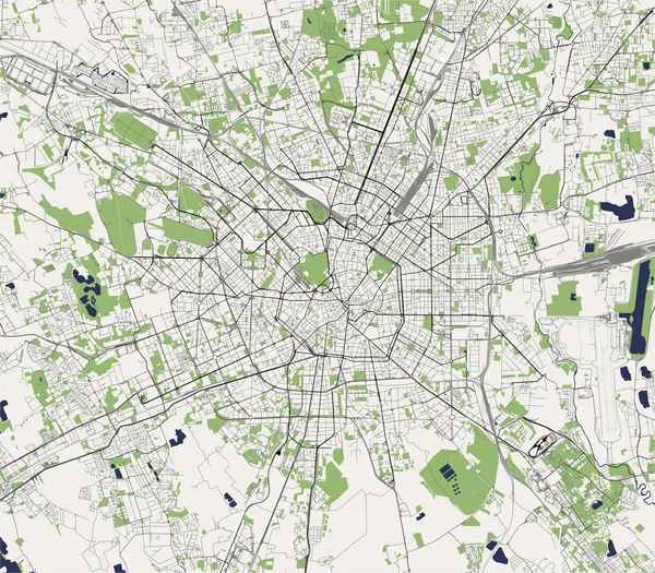 Mappa milano Immagini Vettoriali Stock | Depositphotos