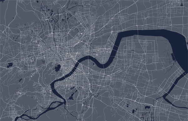 карта города Ханчжоу, Китай
