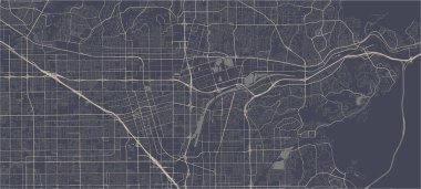 Anaheim, Kaliforniya haritası, Usa