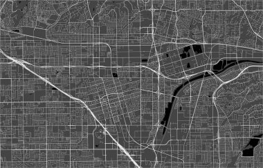 Anaheim, Kaliforniya haritası, Usa