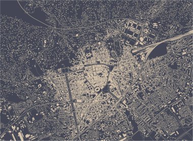 Nimes, Gard, Occitanie, Fransa haritası