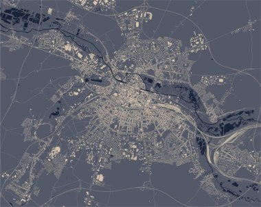 Amiens, Somme, Hauts-de-France, Fransa haritası