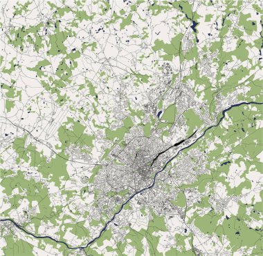 Limoges, Haute-Vienne, Nouvelle-Aquitaine, Fransa haritası