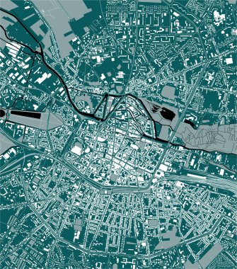 Amiens, Somme, Hauts-de-France, Fransa haritası